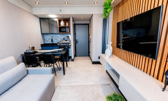Alphaville Industrial Appartement | Flat Equipado em Tima Localiza o Wi-fi e Lazer