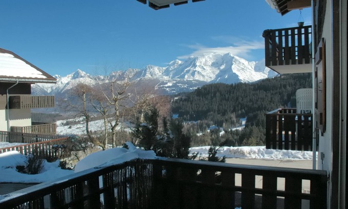 Cordon Appartement | Charmant studio 4 personnes, vue sur le Mont-Blanc, proche domaine skiable