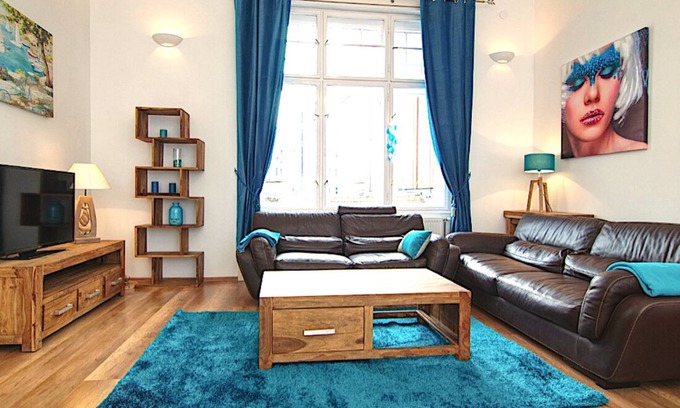 Erzsebetvaros Appartement | Appartement à Budapest Centre, 3 chambres, 3 salles de bain, sauna,