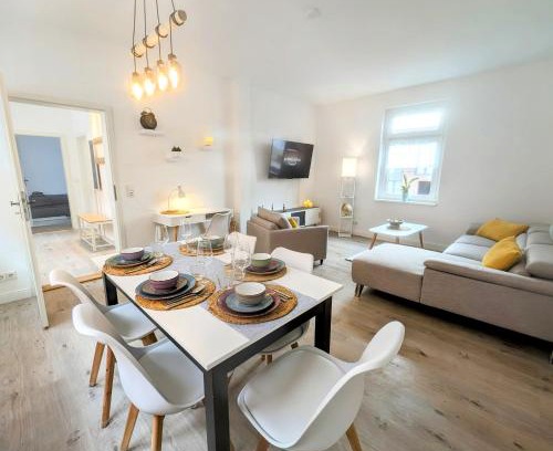 Magdeburg Appartement | Flexibilität pur- perfektes Apartment für Familien und Geschäftsreisende 5 Schlafplätze, Amazon Prime & Parkplatz inklusive