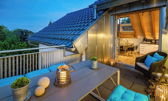 Bensheim Appartement | 15% de bonnes affaires d'hiver dans le Dachloft - Apartmenthaus Horster