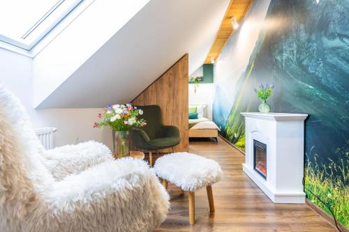 Velka Lomnica Appartement | Forest oasis - mountain attic in High Tatras