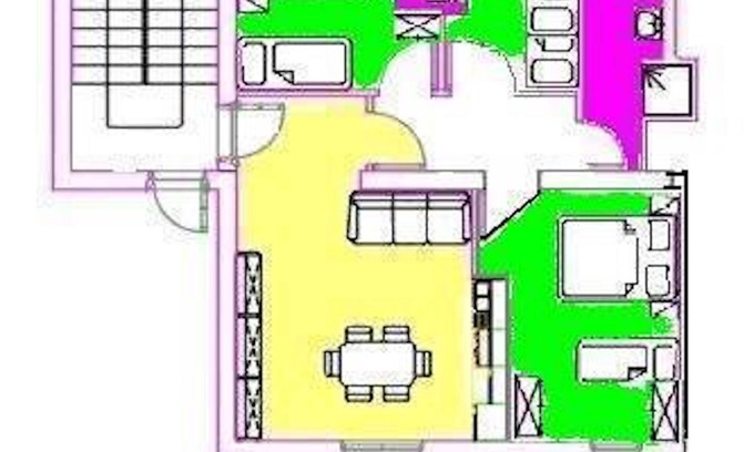 Tortoreto Lido Appartement | Appartement de quatre pièces "B2" avec vue mer à 30mt. de la plage