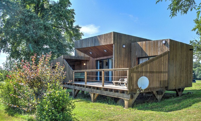 Saint-Felix-de-Reillac-et-Mortemart Lit Et Petit-Déjeuner | Auberge 'Lodge Dune' avec terrasse privée, Wi-Fi et climatisation
