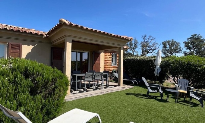 Pinarellu Maison | Mini villa dans résidence avec piscine et gardien , plage à pieds