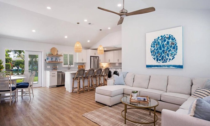 Isles of Capri Maison | Fully remodeled water front home with boat dock