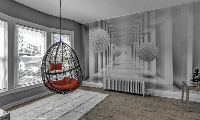 Allentown Appartement | ⭐FUN 3D Wall, HANGING SWING. ALLENTOWN, NEAR EVERYTHING!⭐