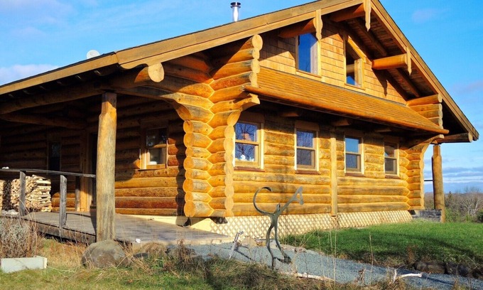 Harbourville Cottage | Fundy Bay Log Cabins - Berwick, en Nouvelle-Écosse