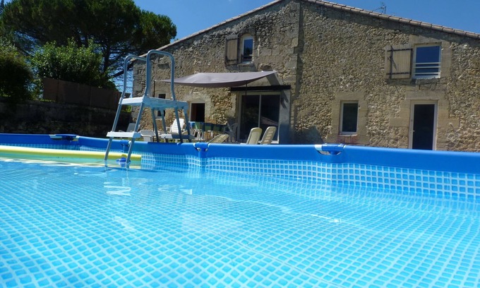 Romagne Maison | Gîte 6/8 pers. entre Bordeaux et Saint Emilion - Tarifs adaptables cours séjours