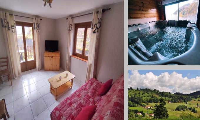Dommartin-les-Remiremont Cottage | Gîte Catherine Spa Bain à remous Sauna Pêche