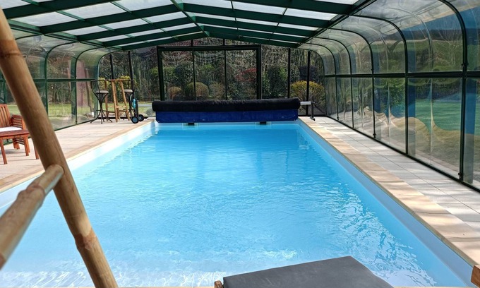 Pompejac Appartement | Gîte Cosy Avec Piscine à 30° Spa&sauna au Calme Absolu Dans un Cocon de Verdure