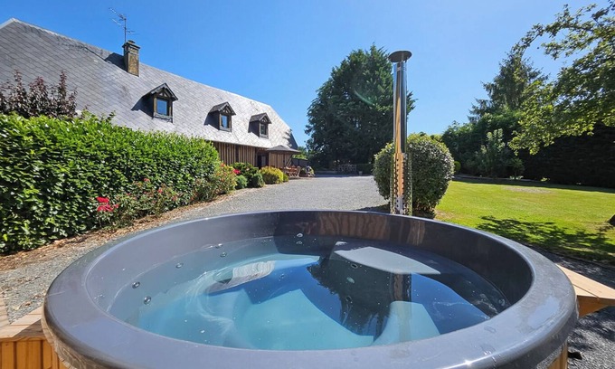 Saint-Andre-d'Hebertot Maison | Gîte du Bel Angerville Nordic bath 5min Pont l'évêque, 15 min Deauville