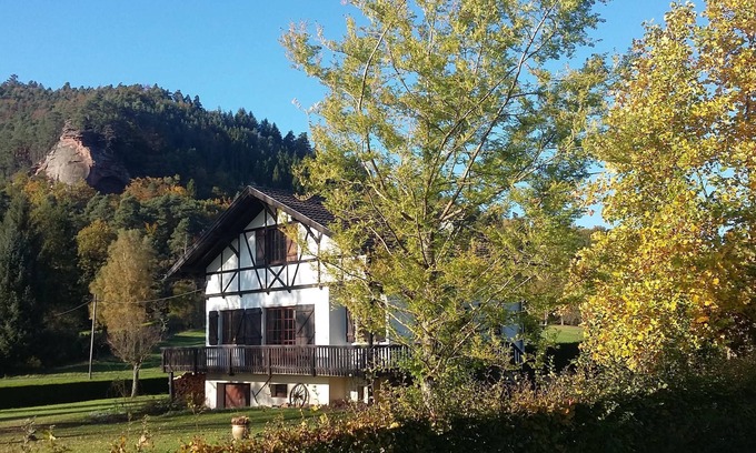 Obersteinbach Maison | Gîte du Maimont****6 personnes, Vosges du Nord, situation exceptionnelle