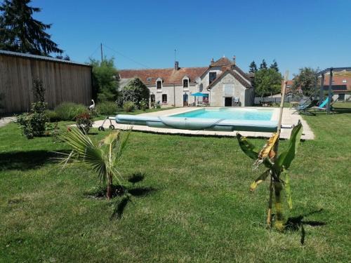 Villeloin-Coulange Maison | Gîte Hibou avec piscine 4-6 personnes