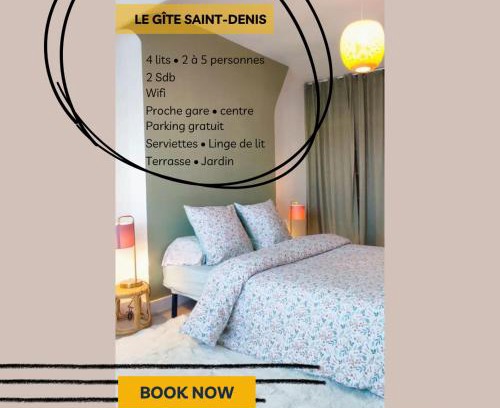 Chateauroux Maison | Gîte Saint-Denis - proche centre ville - jardin