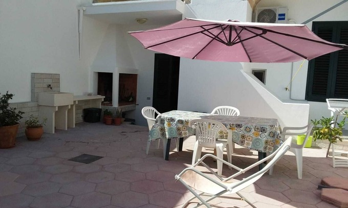 Gagliano del Capo Appartement | Gagliano del Capo - Maison de vacances dans la vieille ville avec une grande cour extérieure