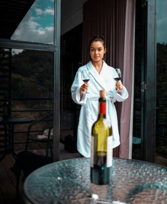 San Rafael Cabine | Gaia Glamping Elegancia Escarlata estándar 1