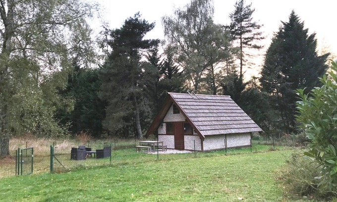 Sainte-Fortunade Cabine | hutte gauloise domaine du moulin de lachaud