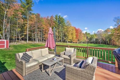 East Durham Maison | Game Room and Spacious Yard 10-Acre Catskills Home!