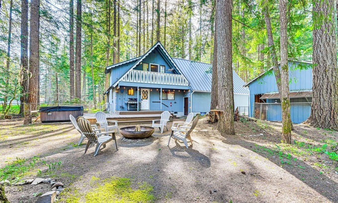 Packwood Cabine | Game Room & Fire Pit: Family Cabin in Packwood!