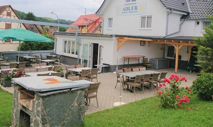 Calw Maison | Gasthaus Adler : Chambre double avec salle de bain privée
