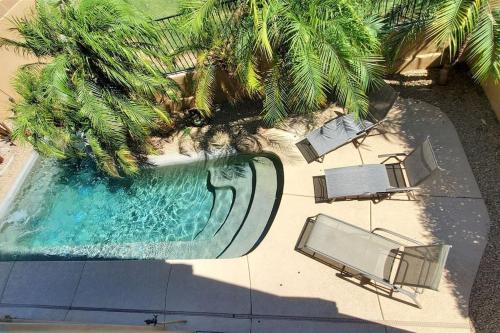 Ocotillo Maison | Gated Ocotillo house, pool heater, BBQ, golf views