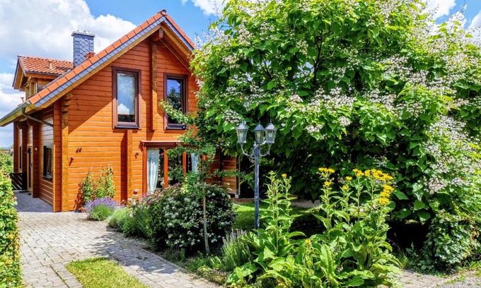 Schnepfenthal-Rodichen Maison | Gemütliches Blockhaus am Wald mit großem Garten