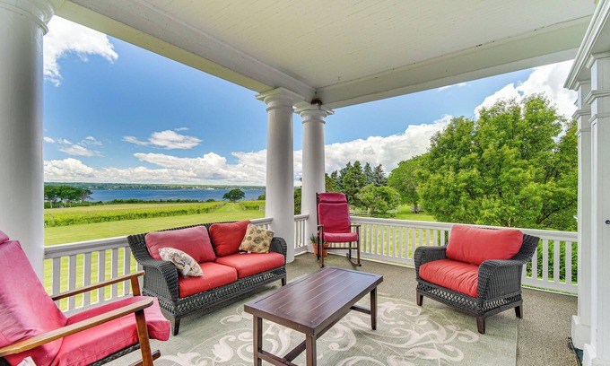Geneva Maison | Geneva Vacation Rental w/ Vineyard & Lake Views!