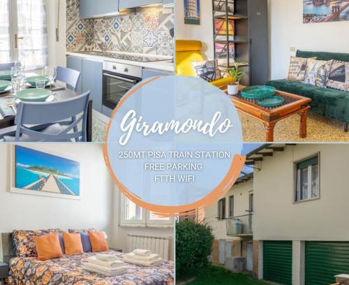 Pisa Appartement | Giramondo! FREE PARKING TRAIN STATION AC WIFI