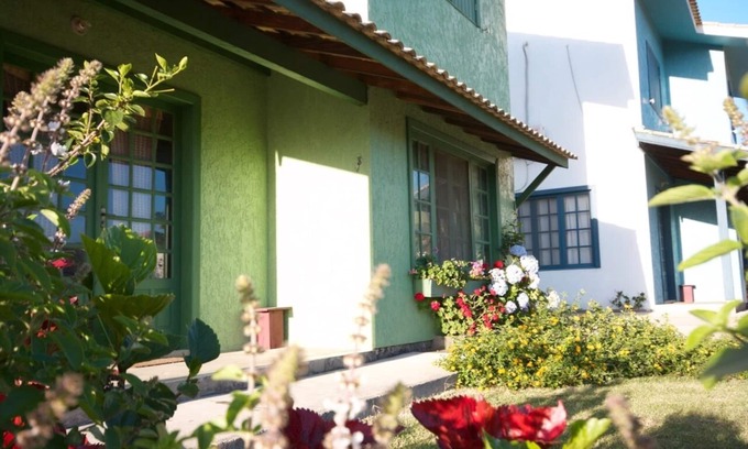 Garopaba Maison | Casa Verde - 2 suites et 1 chambre dans le centre