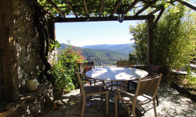 Blaunac Maison | Gite 5 personnes dans un mas en pierre,piscine, propriété 10Ha, vue panoramique