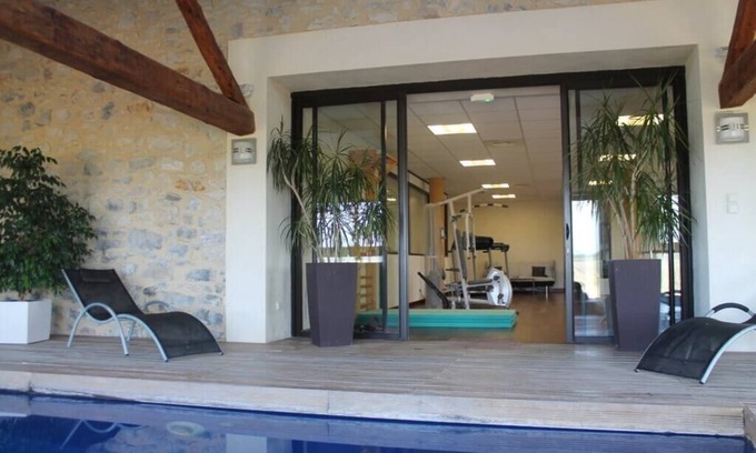Raissac-d'Aude Maison | Gîte avec: jardin, BBQ, piscine, spa, tennis, salle de sport, idéal famillel