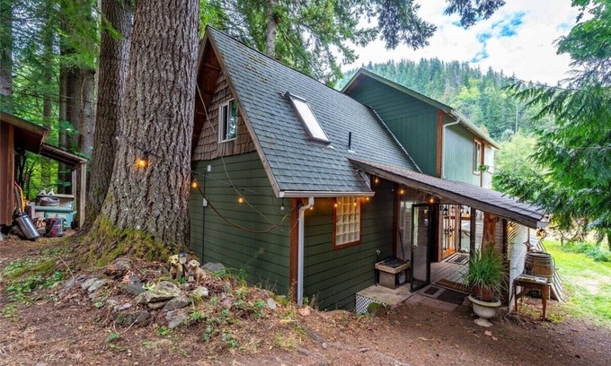 Peaceful Valley Cabine | Glacier View Getaway Cabin w/Hot Tub Near Mt Baker. Pet friendly! with RV hookup