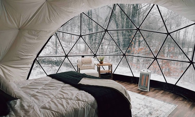 Snowshoe Maison | Glamping Dome #4 in Snowshoe, Wv