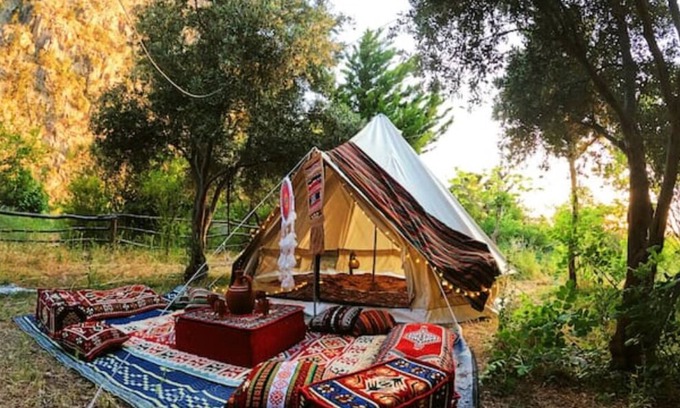 Faralya Location De VR | Glamping in the heart of Butterfly Valley, Beach, Food Included!