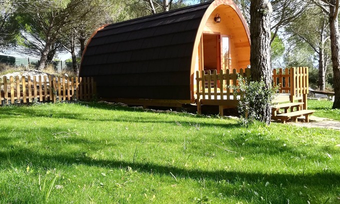 Santa Maria e Sao Miguel Cabine | Glamping Sintra. Profitez de la tranquillité de la forêt.