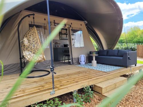Raar Station Balnéaire | Glampinglodge 2 pers met hottub