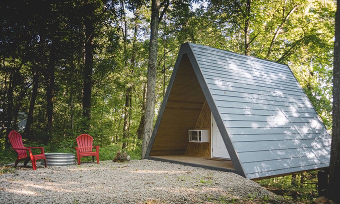 Kipling Location De VR | Glamplyfe Nature Experience: A-Frames in the Hills F4