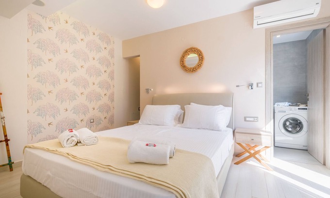 Daratsos Appartement | Glaros Casa Verde - Appartement confortable et élégant près de la plage