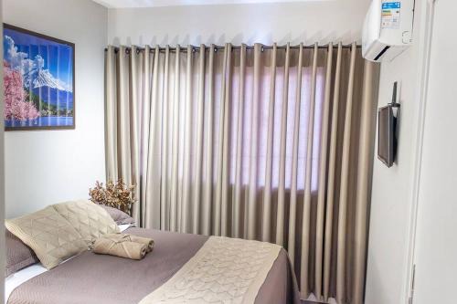 Gleba Fazenda Palhano Appartement | Gleba novissímo, andar alto com ar e 200m-Aurora