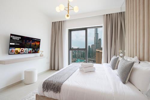 Bur Dubai Appartement | Glorious Burj Khalifa and Fountain views