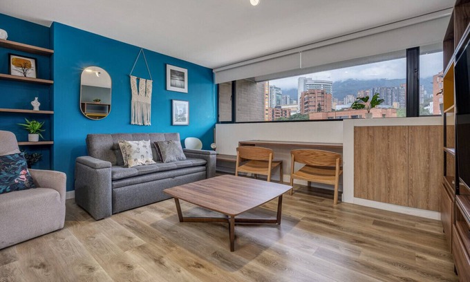 La Aguacatala Appartement | Go Living 606 · Stylish 1BR Apt near Milla de Oro-AC fast Wi-Fi