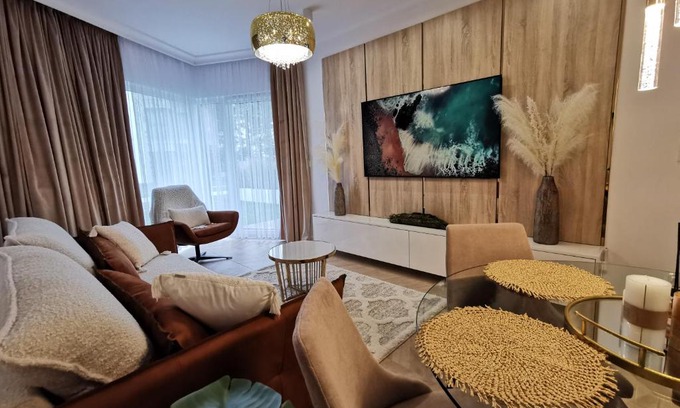 Gaski Appartement | Gold Apartment B29 Let's Sea Baltic Park Gąski