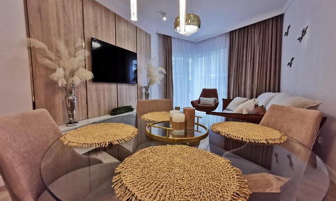Gaski Appartement | Gold Apartment B33 Let's Sea Baltic Park Gąski
