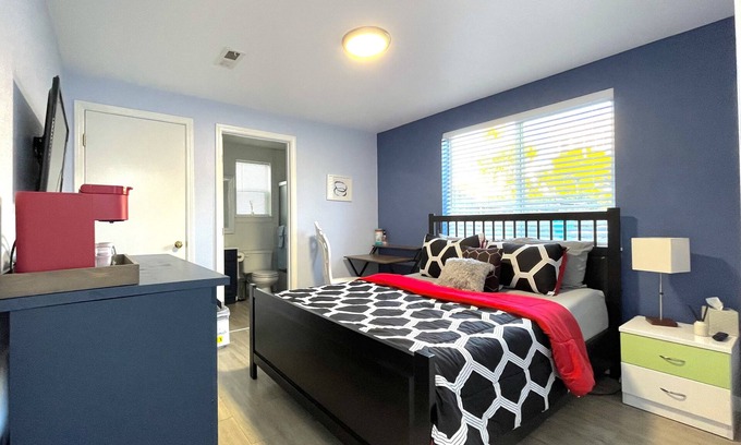 Sunset District Appartement | Golden Gate Park Private Master Suite-10MIN to Golden Gate Park