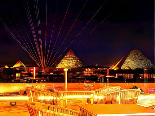 Al Haram Hôtel | GOLDEN PYRAMiDS TEMPLE ViEW HOTEL all king rooms with jacuzzi & pyramids view