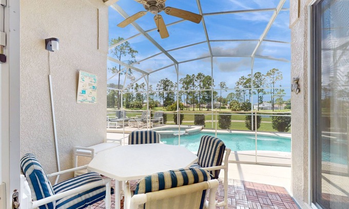 Highlands Reserve Maison | Golf course view home with private pool, W/D, and WiFi