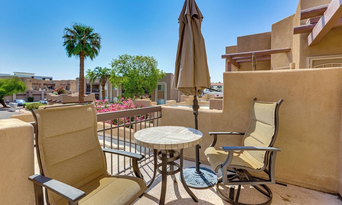Security Acres Copropriété | Golf Getaway 1 Mi to Old Town: Pueblo Verde Condo!