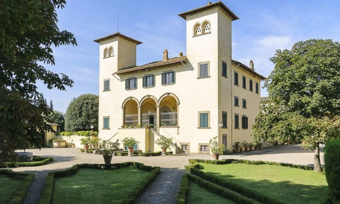Montagnano Villa | Chambre King Exquise dans une Superbe Villa Toscane Médicis du 17ème Siècle