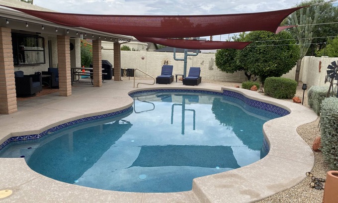 Paradise Valley Village Maison | Gorgeous corner lot home with a private pool and hot tub.